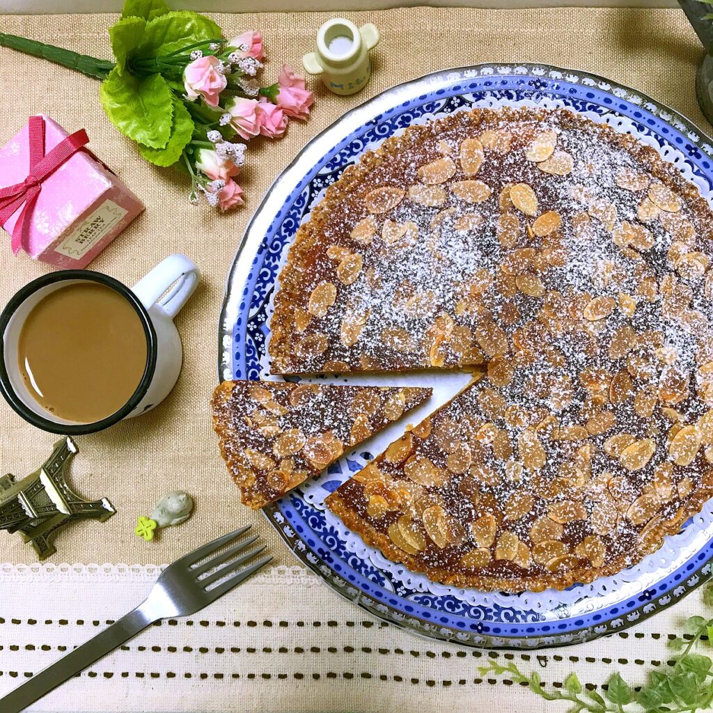 クランベリーとアマレットのベイクウェルタルト レシピ・作り方