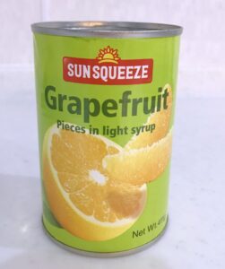 グレープフルーツの缶詰