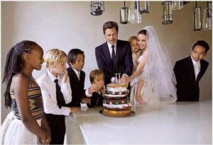 wedding naked cake