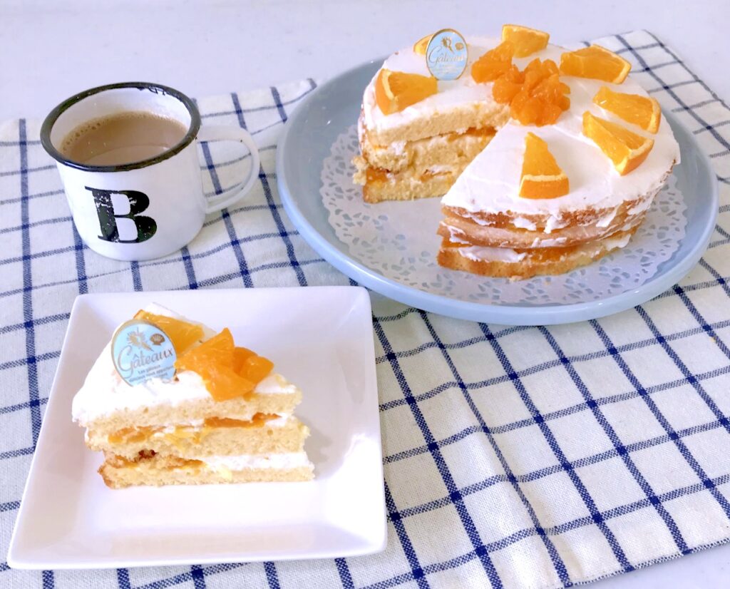 オレンジのケーキ