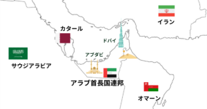 中東地図