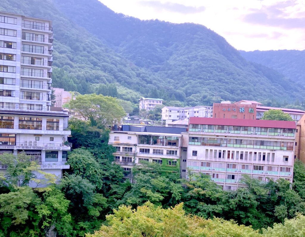 ホテルの部屋から