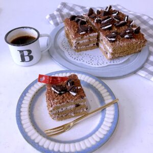ほうじ茶オレオケーキ