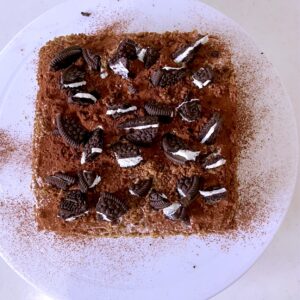 ほうじ茶オレオケーキ