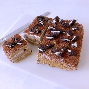 ほうじ茶オレオケーキ