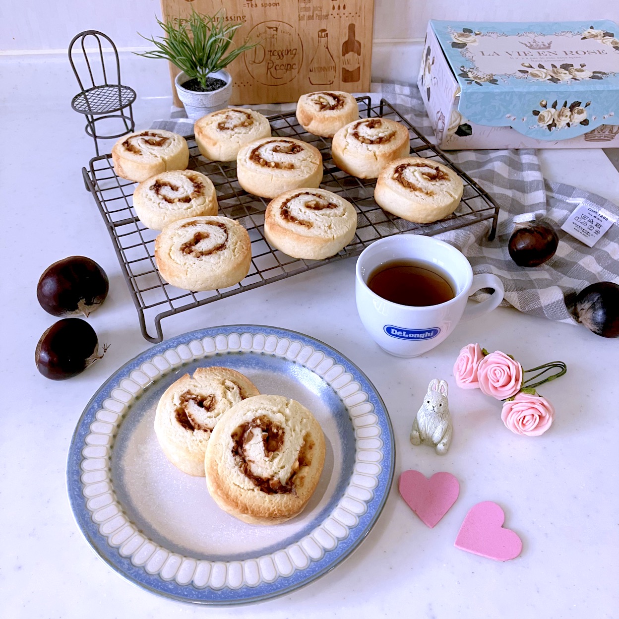 栗のうずまきスコーン