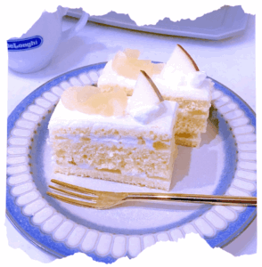 リンゴのショートケーキ