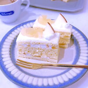 リンゴのショートケーキ
