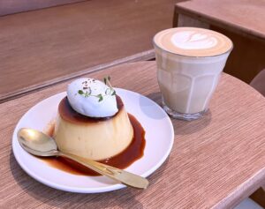 プリンとラテ