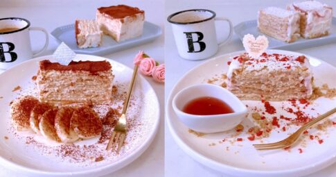 ココナッツサブレとヨーグルトのケーキ