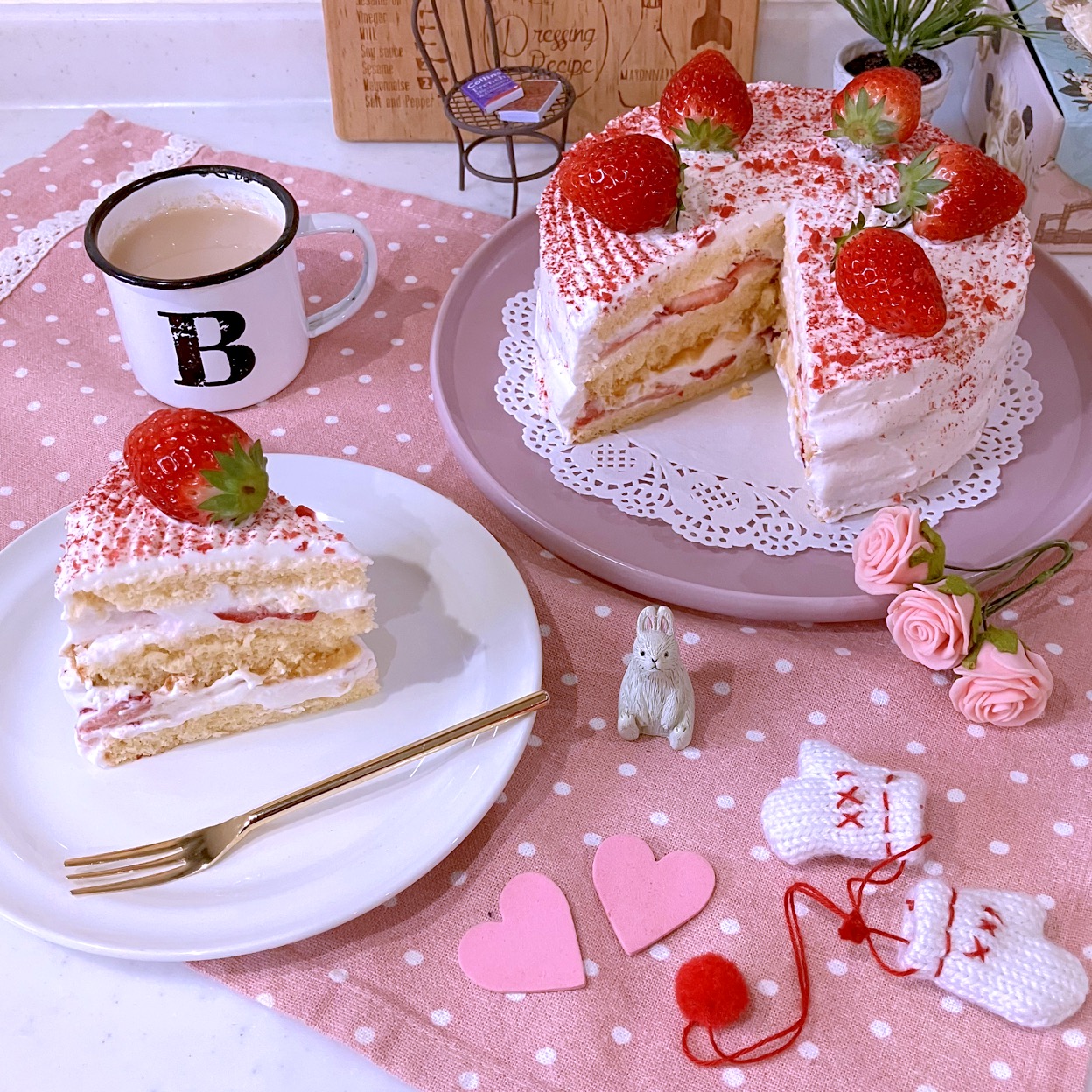 苺のショートケーキ