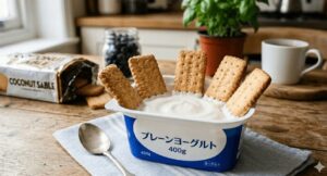 ヨーグルトとココナッツサブレ