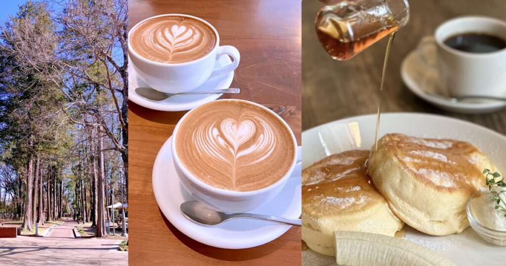 森コーヒーパンケーキ