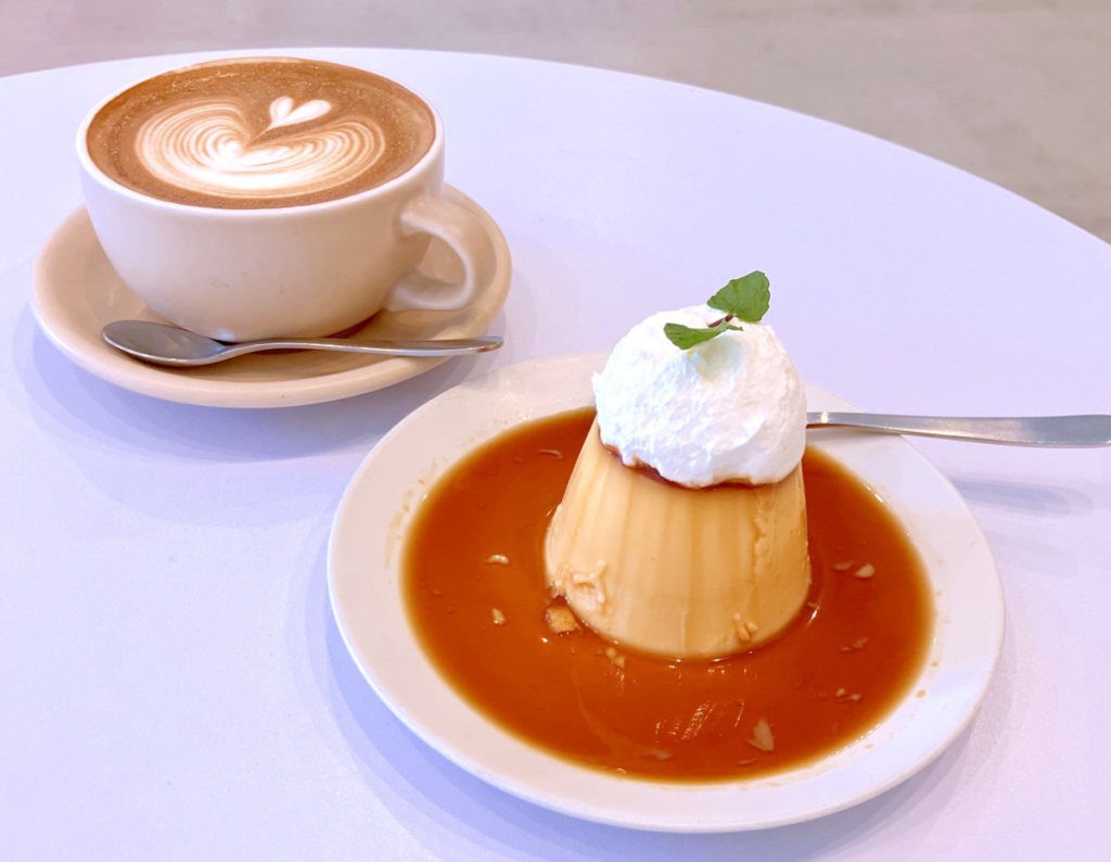 プリンとラテ